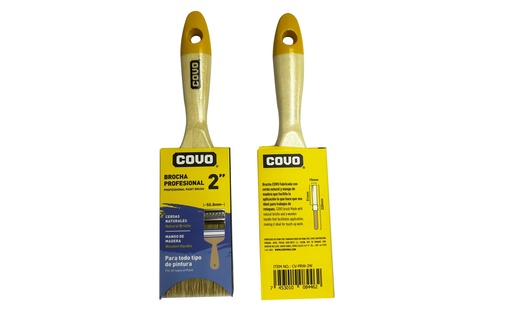 [8-841] BROCHA M/MADERA CERDA BLANCA 2" COVO 8-841