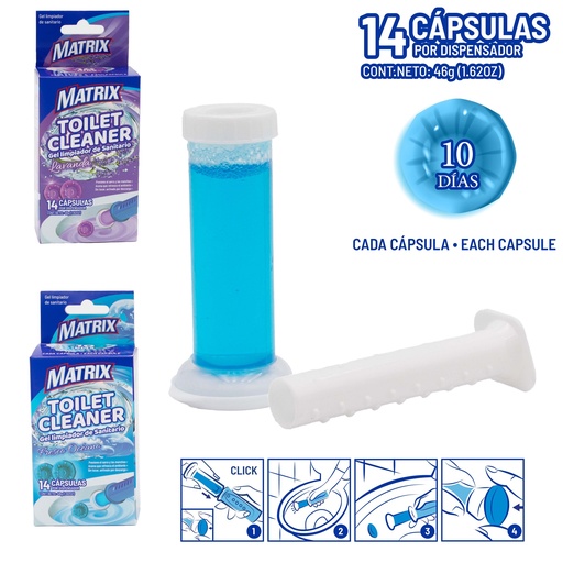 [9-120] PASTILLA P/INODORO x 14 UNID MATRIX 9-120