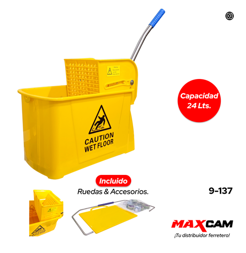 [9-137] TOBO EXPRIMIDOR P/COLETO 24 LTS 9-137
