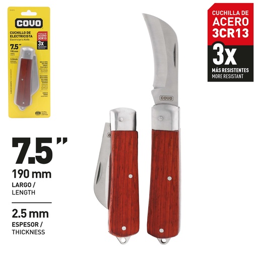 [9-193] NAVAJA ELECTRICISTA (PICO E LORO) COVO 9-193