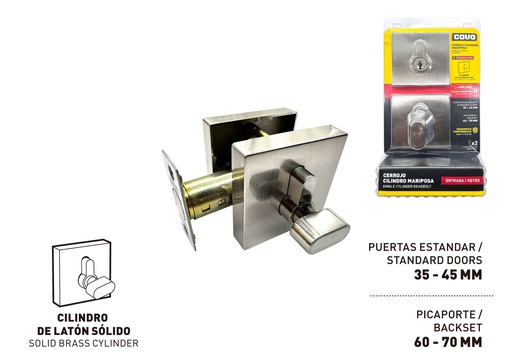 [9-211] CERROJO CUAD LLAVE/MARIPOSA SATIN COVO 9-211