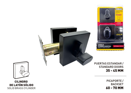 [9-212] CERROJO CUAD LLAVE/MARIPOSA NEGRO COVO 9-212