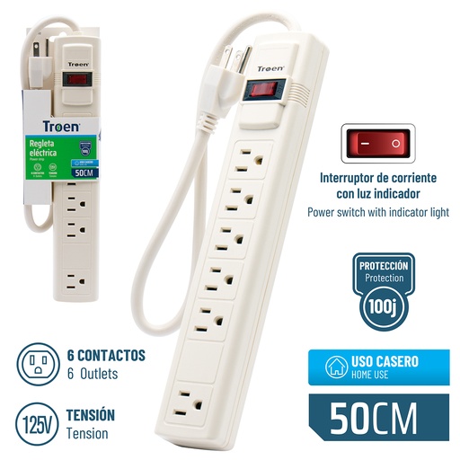 [7-011] REGLETA 6 TOMAS TROEN 7-011