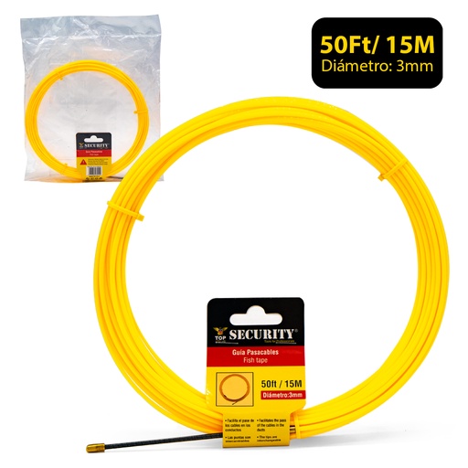 [7-018] CINTA PASACABLE x 15MTS SECURITY 7-018