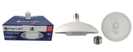 [7-040] LAMPARA LED BLANCA OVNI 40W ANGEL LIGHT 7-040