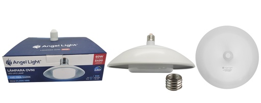 [7-042] [7-042] LAMPARA LED BLANCA OVNI 60W ANGEL LIGHT 7-042