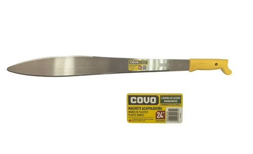 [7-062] MACHETE DOBLE FILO ACAPULQUEÑO 24 PULG COVO 7-062