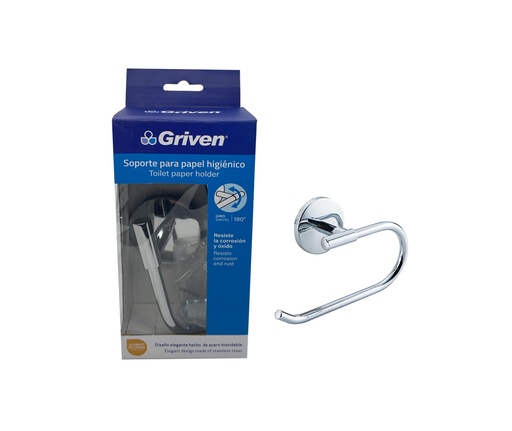 [7-076] SOPORTE P/PAPEL HIGIENICO GRIVEN 7-076