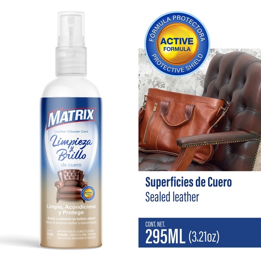[7-103] LIMPIADOR DE CUERO x 295 ML MATRIX 7-103