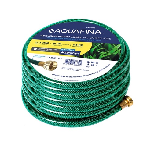 [7-180] MANGUERA CUL C/CONEX 1/2" x 50,2 MTS AQUAFINA 7-180