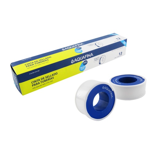 [7-195] TEFLON ECONOMICO 3/4 x 10MTS AQUAFINA 7-195