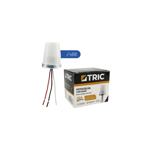 [7-196] FOTOCELDA C/BASE TRIC 7-196