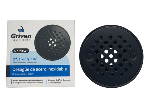 [7-205] REJILLA RED PERFORADA UNIFLOW GRIVEN BLACK 7-205