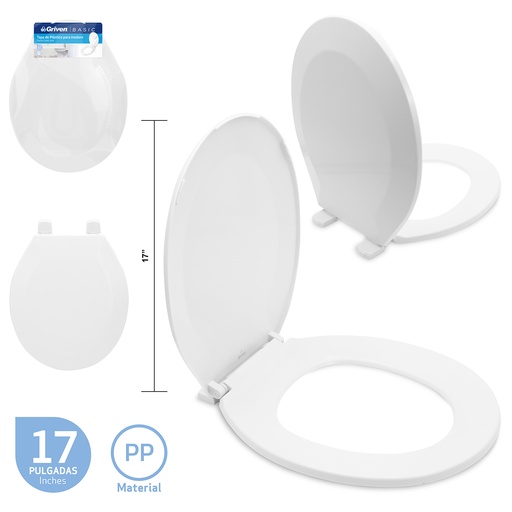[7-232] ASIENTO SANITARIO BLANCO 17" GRIVEN BASIC 7-232
