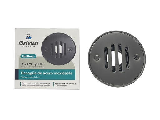 [7-244] REJILLA RED STANDARD UNIFLOW GRIVEN GUN METAL 7-244