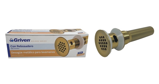 [7-251] DESAGUE LAVAMANO C/REB GRIVEN GOLD 7-251