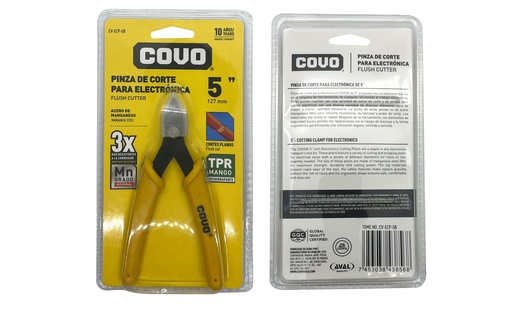 [7-309] ALICATE CORTE P/ELECTRONICA 5" COVO 7-309
