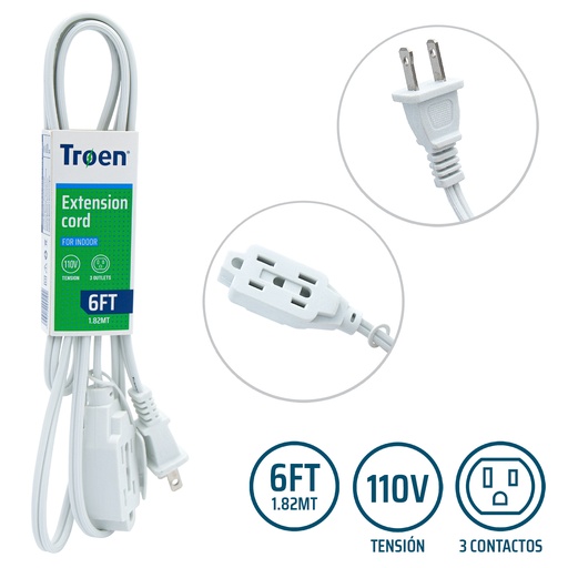 [7-326] EXTENSION ELECTRICA 1.82 MTS TROEN 7-326