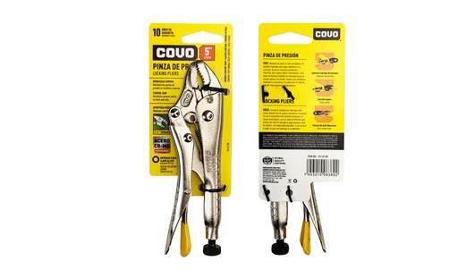 [7-588] ALICATE DE PRESION RECTO 5" COVO 7-588