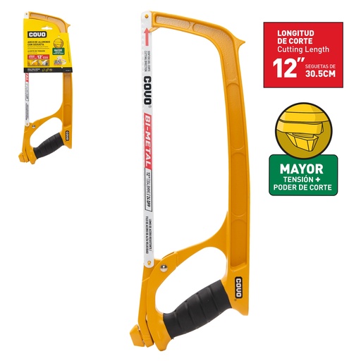 [7-604] ARCO SEGUETA TUBULAR 12 PLG COVO 7-604