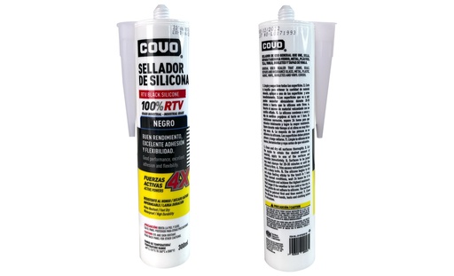 [7-605] SILICON NEGRO RTV 300G COVO 7-605