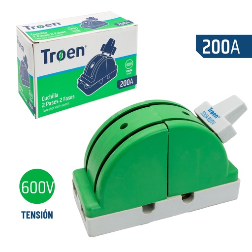 [7-620] CUCHILLA DOBLE PASE 2Px200A TROEN 7-620