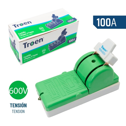 [7-627] CUCHILLA UN PASE 2Px100A TROEN 7-627