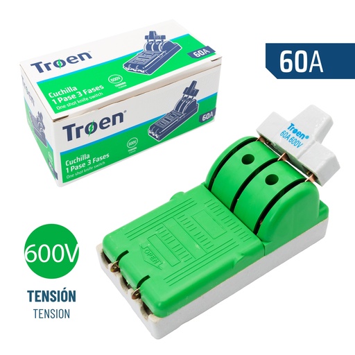 [7-628] CUCHILLA UN PASE 3Px60A TROEN 7-628