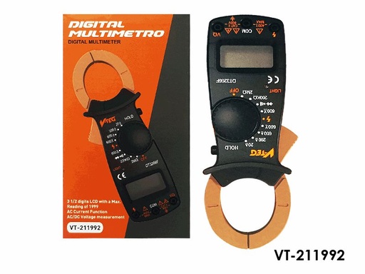[7-647] MULTIMETRO DIGITAL T/PINZA V-TEG 7-647