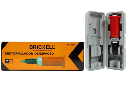 [7-678] [7-678] DESTORNILLADOR DE IMPACTO 7 PCS BRICKELL 7-678