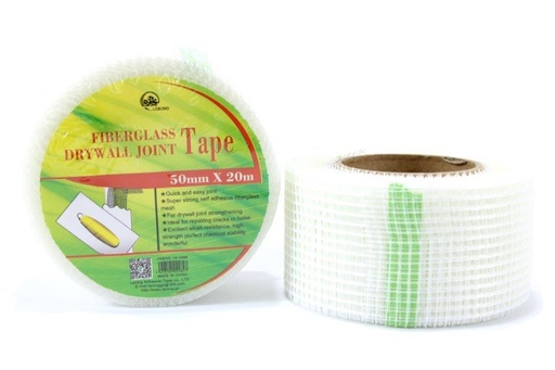 [7-700] CINTA FIBRA DE VIDRIO P/DRYWALL 50MM X 20 MTS 7-700