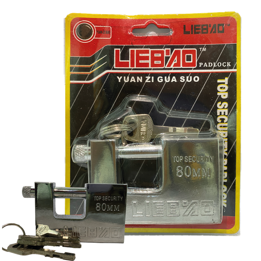 [7-736] CANDADO ANTICIZALLA 80MM LIEBAO 7-736