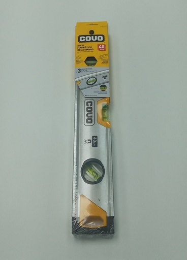 [7-852] NIVEL ALUMINIO 16" 3 GOTAS COVO 7-852