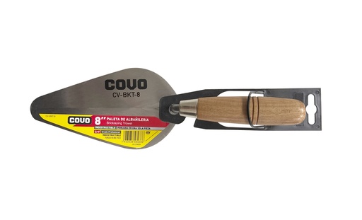 [7-861] CUCHARA ALBAÑIL 8" M/MADERA COVO 7-861