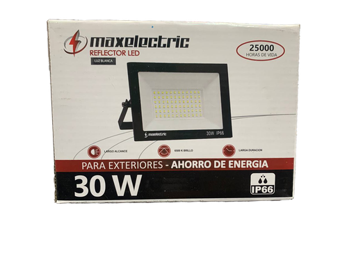 [7-906] REFLECTOR SLIM LED 30W 85V/265V MAXELECTRIC 7-906