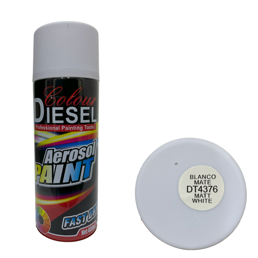 [7-947] SPRAY BLANCO MATE x 400 ML DIESEL COLOUR 7-947