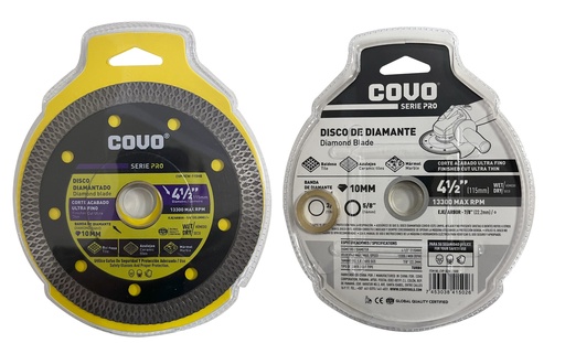 [7-971] DISCO C/CONCRETO TURBO x 4 1/2" COVO PRO 7-971