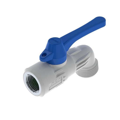 [8-022] LLAVE PVC MANGUERA ROSCA 1/2" DZR SALIDA HEMBRA PCP 8-022