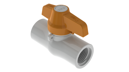 [8-024] VALVULA DE BOLA PVC ROSCAR X 1/2" ECO PCP 8-024