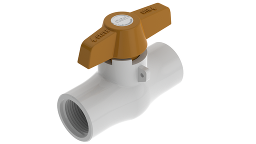 [8-026] VALVULA DE BOLA PVC ROSCAR X 3/4" ECO PCP 8-026