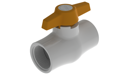 [8-030] VALVULA DE BOLA PVC ROSCAR X 1 1/4" ECO PCP 8-030