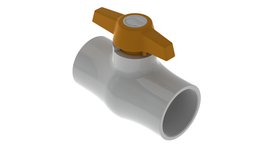 [8-031] VALVULA DE BOLA PVC SOLDAR X 1 1/2" ECO PCP 8-031