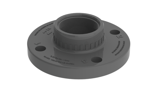 [8-064] BRIDA PVC FIJA x 2" ROSCA PCP 8-064