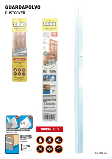 [8-156] ZOCALO O PARABICHO ALUMINIO COVO 8-156