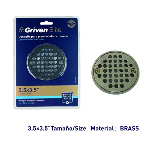 [8-160] REJILLA CROMADA RED PERFORADA GRIVEN ELITE 8-160