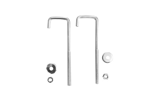 [5-144] GANCHO 2 x 1 LARGO (120mm) x 100UNID SECURITY 5-144