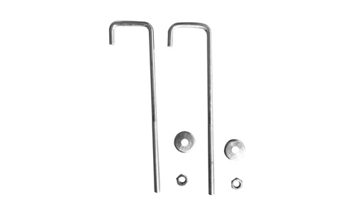 [5-147] GANCHO 3 x 1 LARGO (150mm) x 100UNID SECURITY 5-147