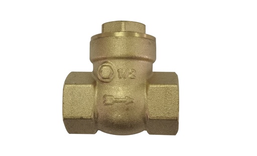 [5-187] VALVULA CHECK HORIZONTAL BRONCE x 1/2" GRIVEN 5-187