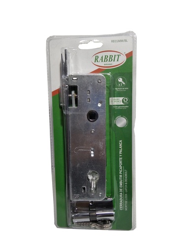 [5-217] CERRADURA EMBUTIR 35MM RABBIT BLISTER 5-217