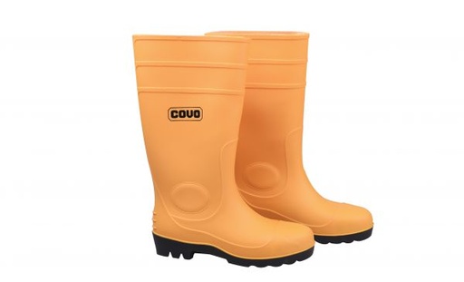 [5-313] BOTA PLASTICO BEIGE ALTA N 44 C/P HIERRO COVO 5-313